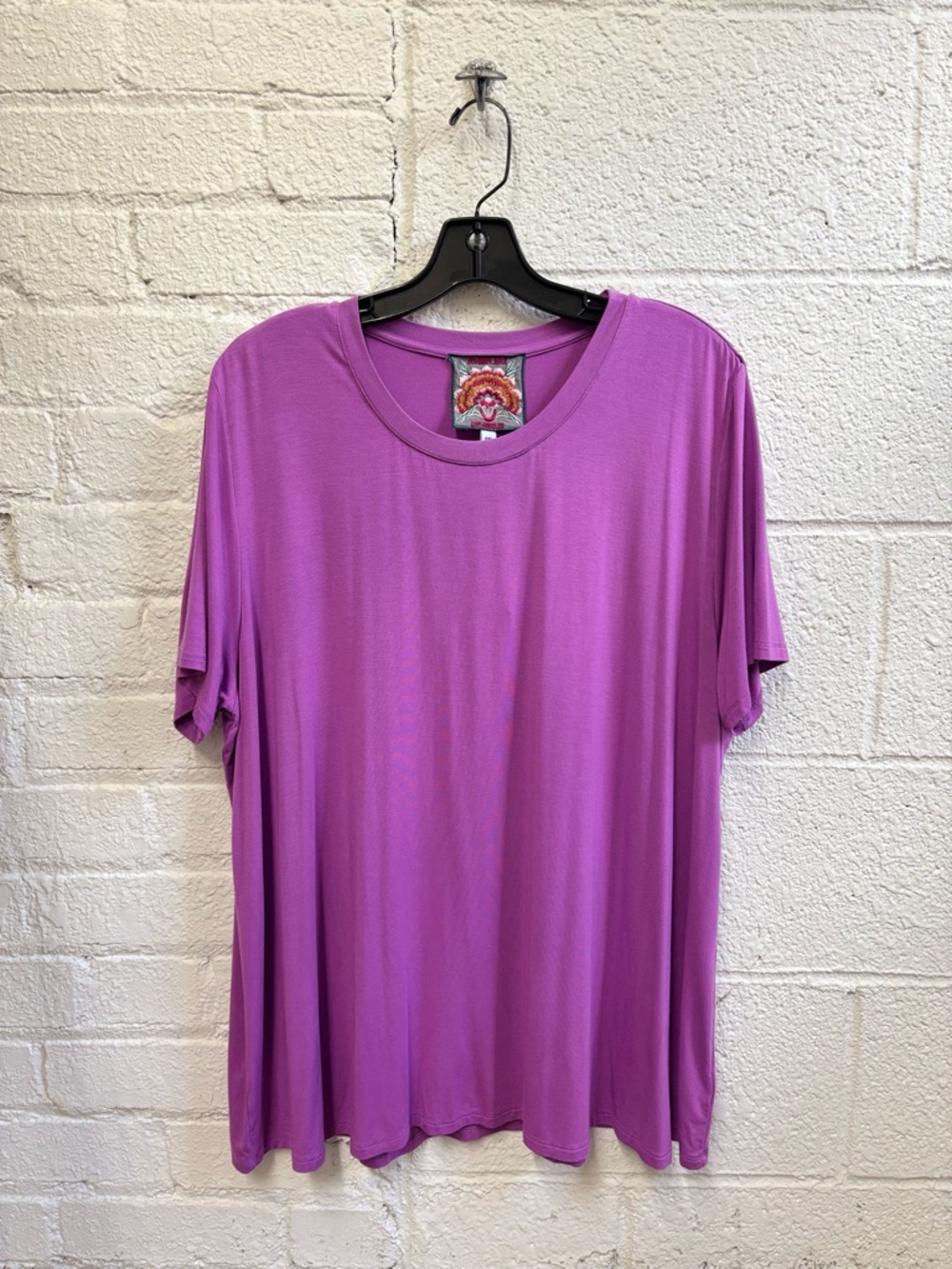 NWT Johnny Was Iris Favorite Short-Sleeve Crewneck Swing Tee